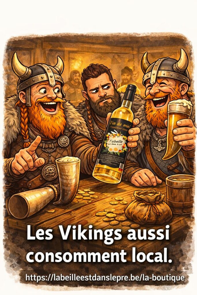 les vikings consomment de l'hydromel local