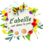 logo abeille est dans le pré