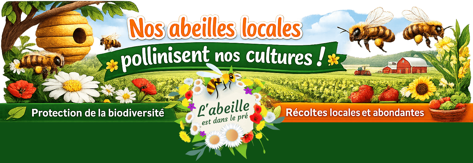 pollinisation locale ADP logo fonds blanc vert pollinisation locale