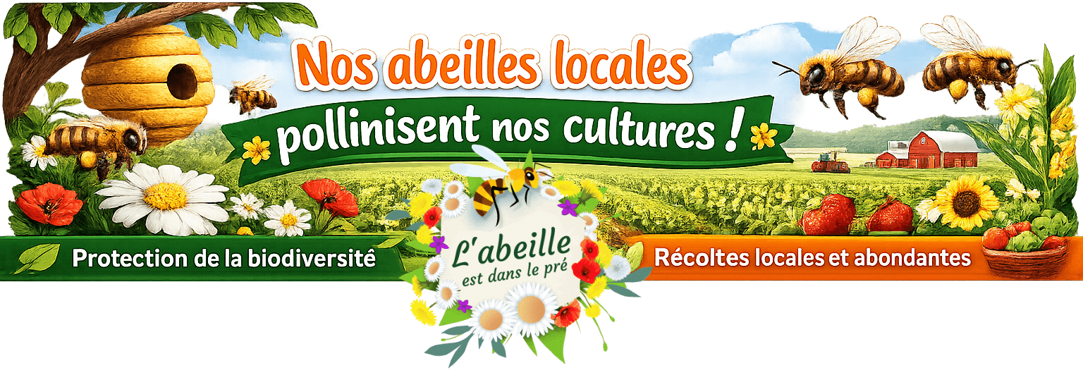 Sans abeilles locales pas d'agricultrure local, pas de miel local