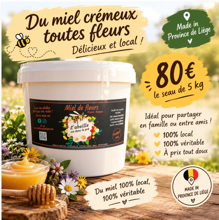 Miel véritable et local 5kg